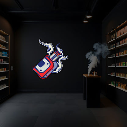 Vape Smoke LED Neon Pop Art