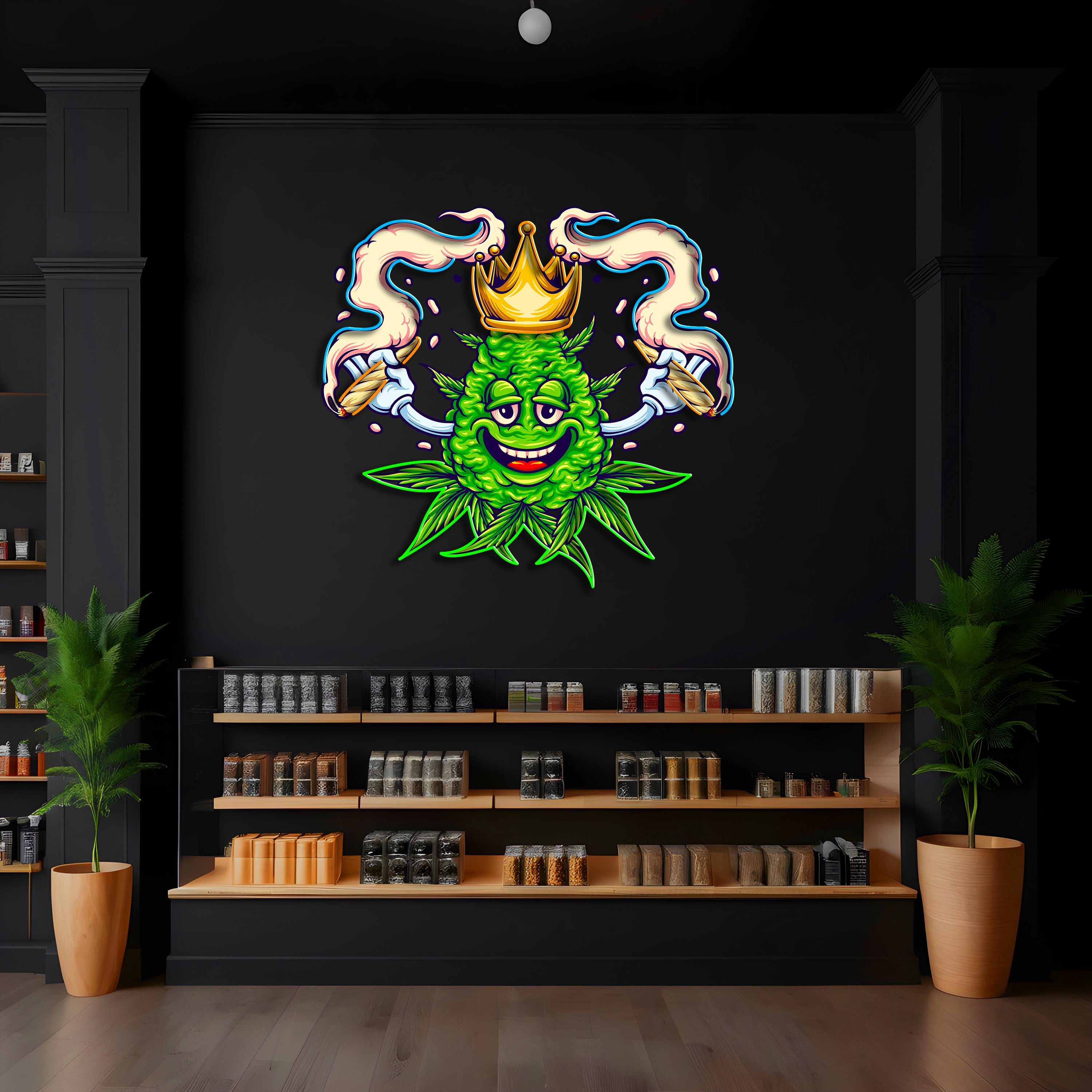 King Budz LED Neon Pop Art