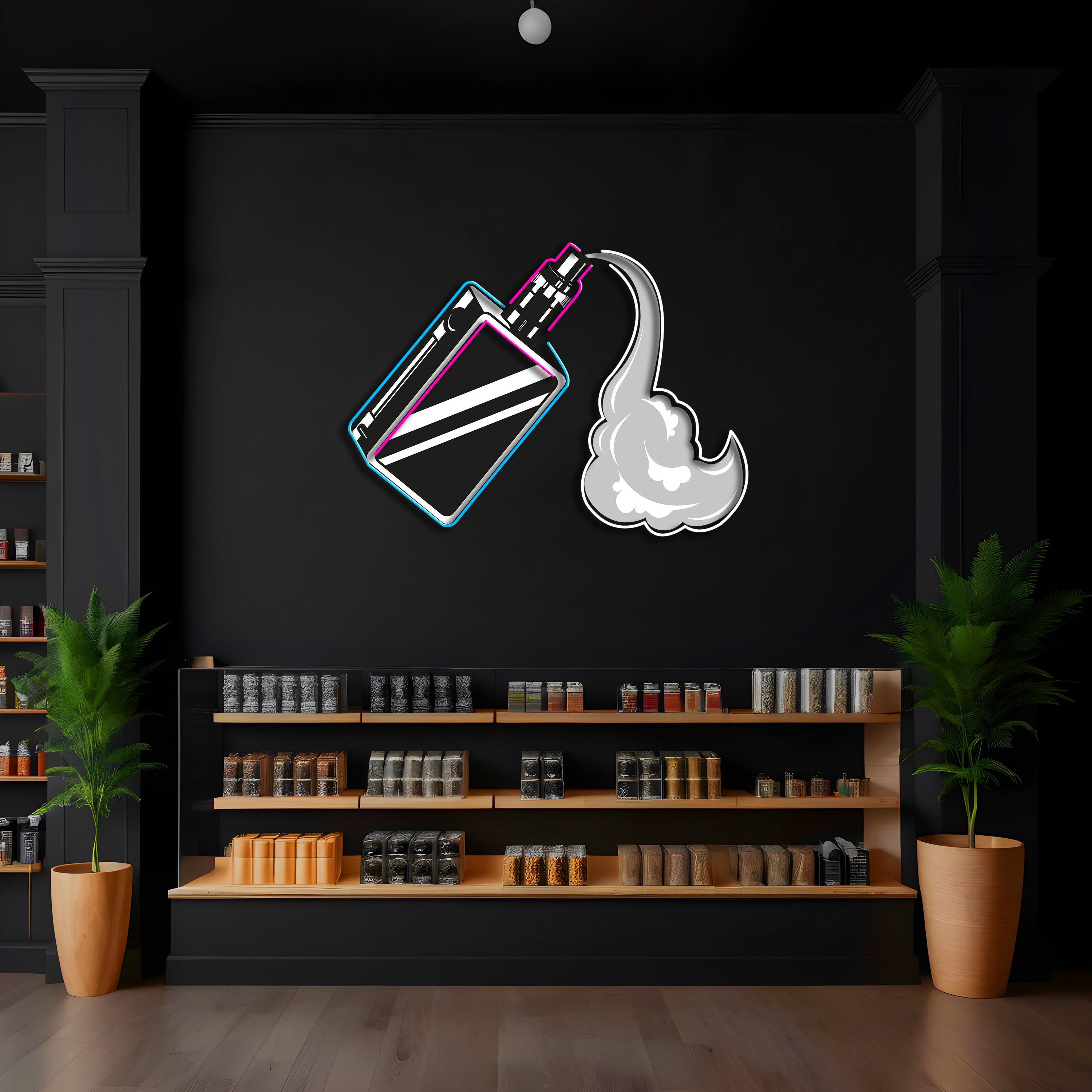 Vape Smoke Fade LED Neon Pop Art