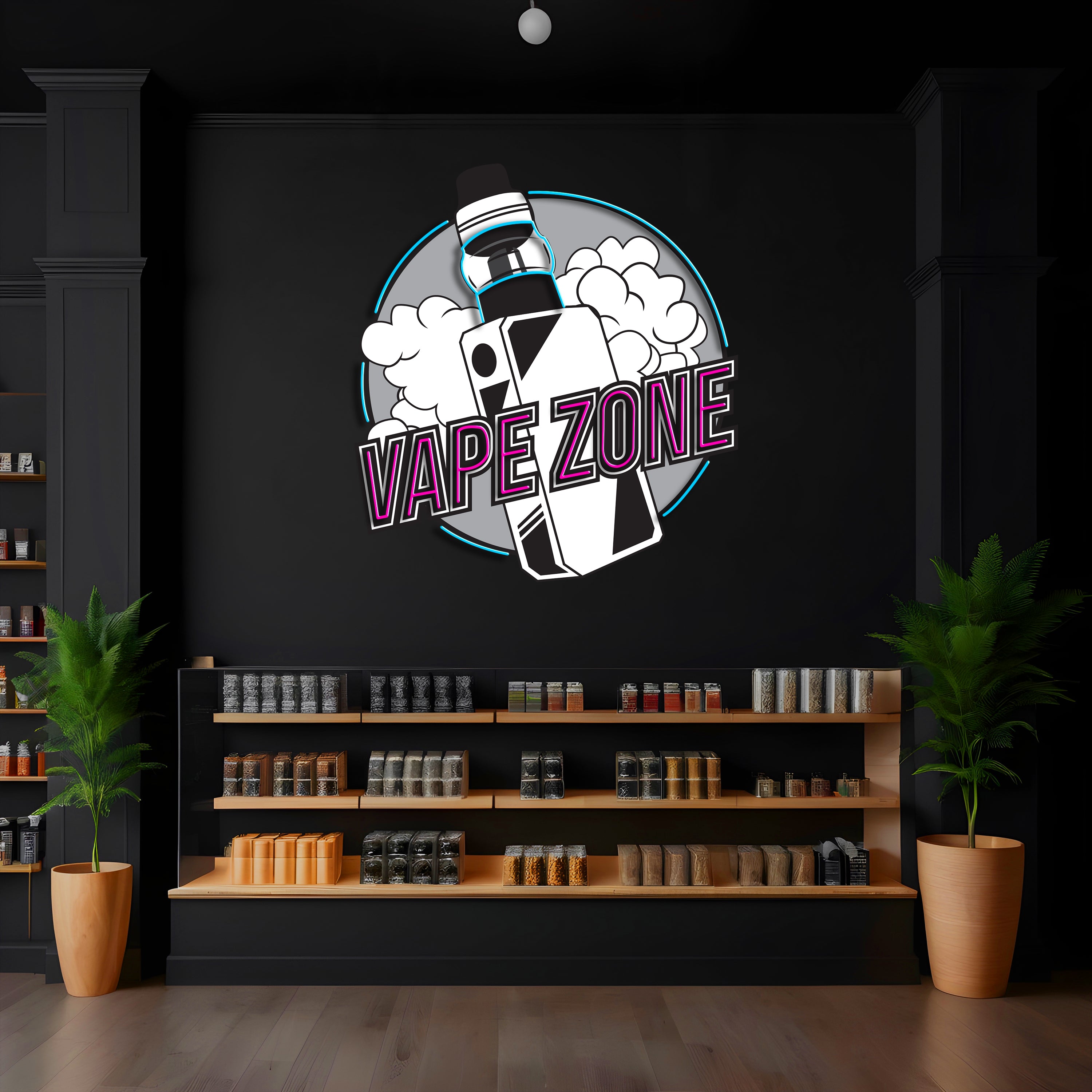 Vape Zone LED Neon Pop Art