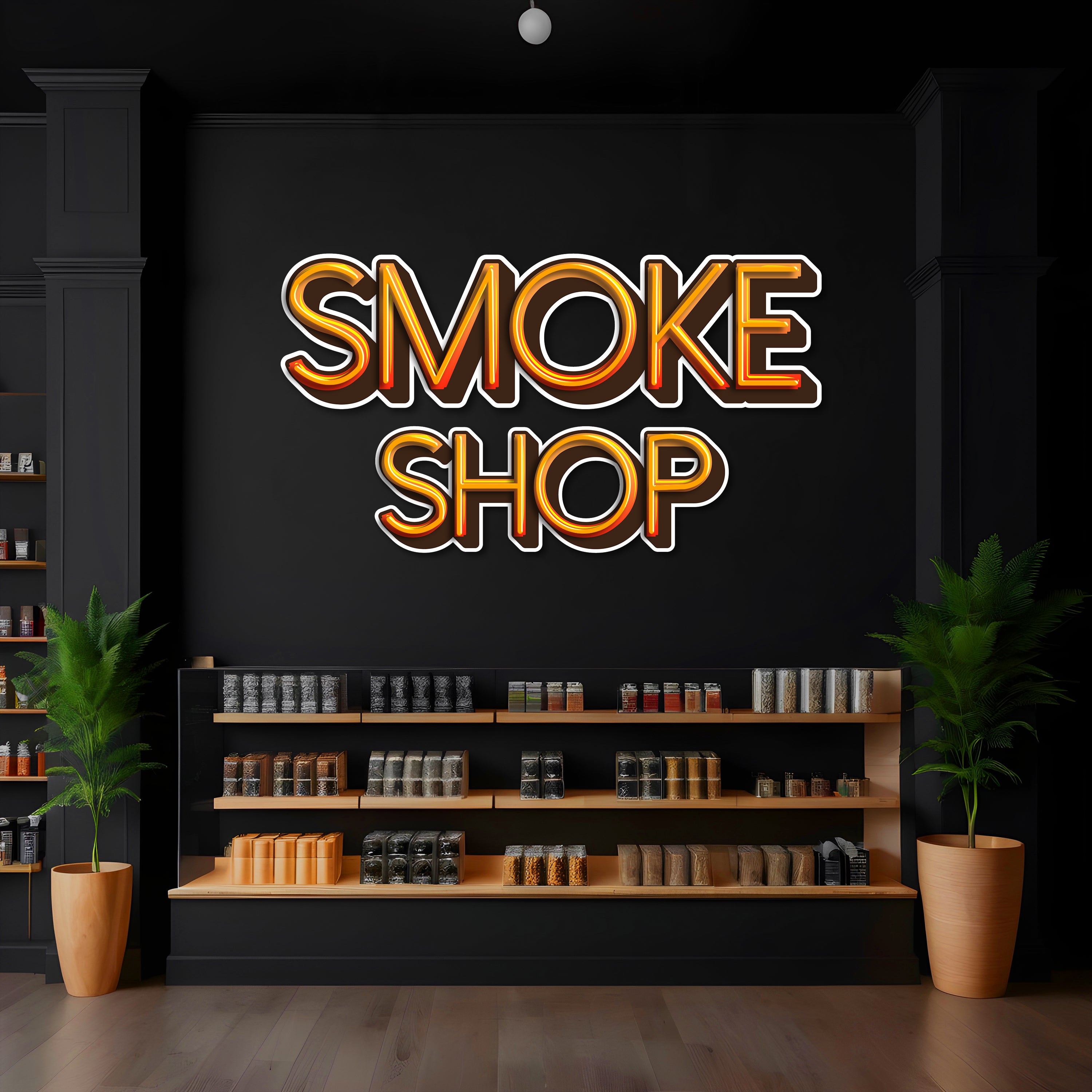Smoke Shop LED Neon Pop Art