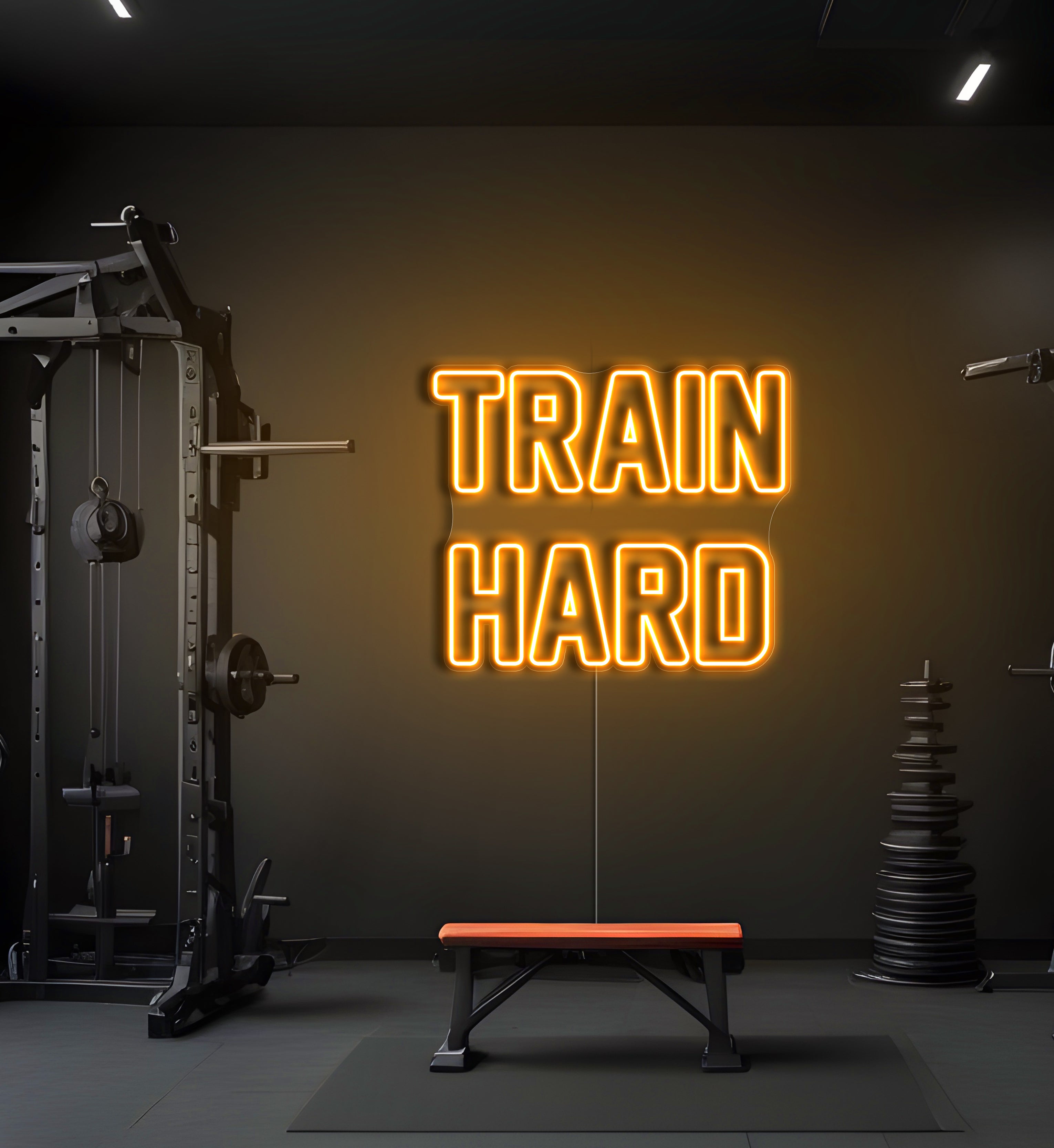Train Hard LED Neon Sign