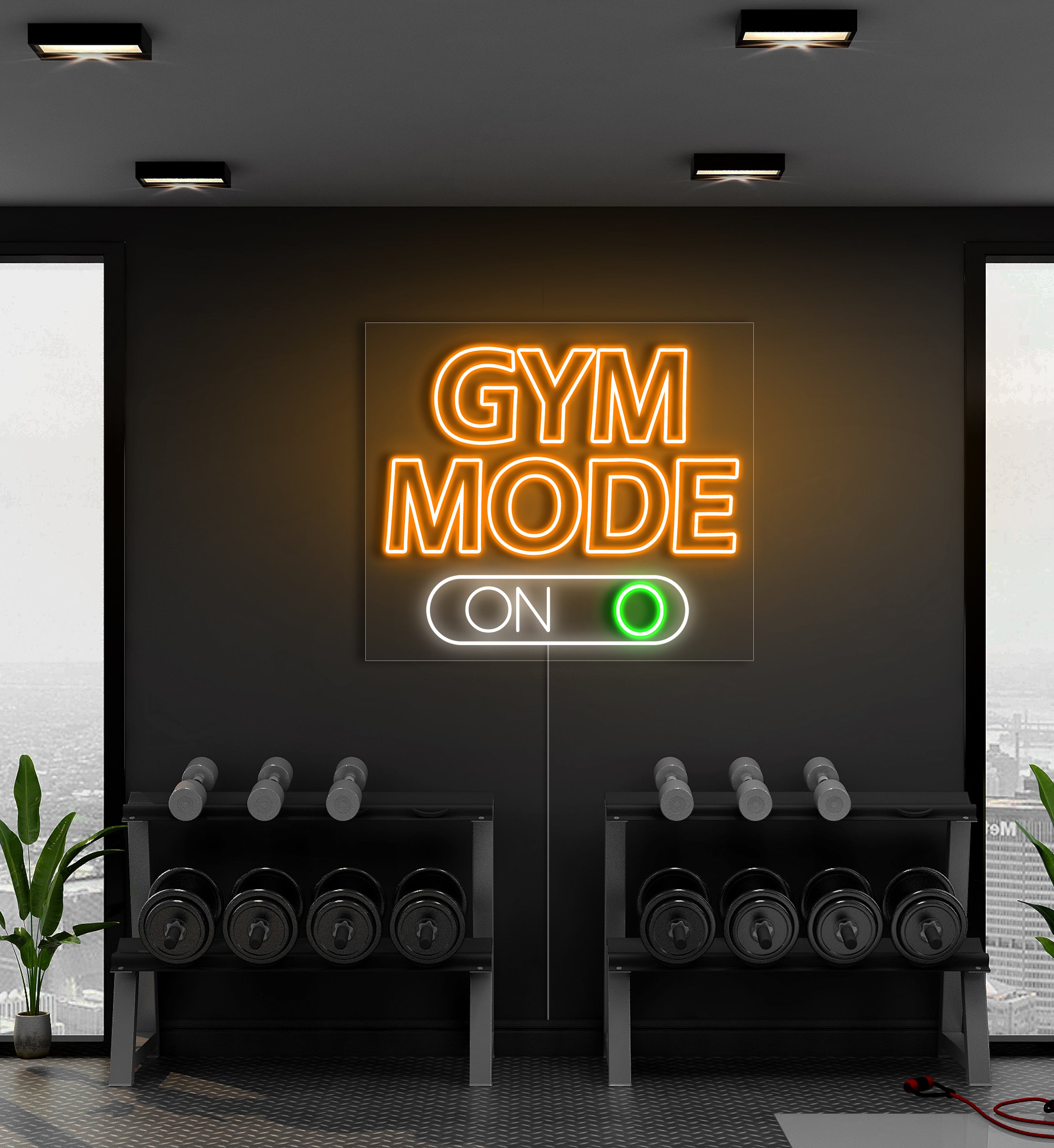 Gym Mode LED Neon Sign