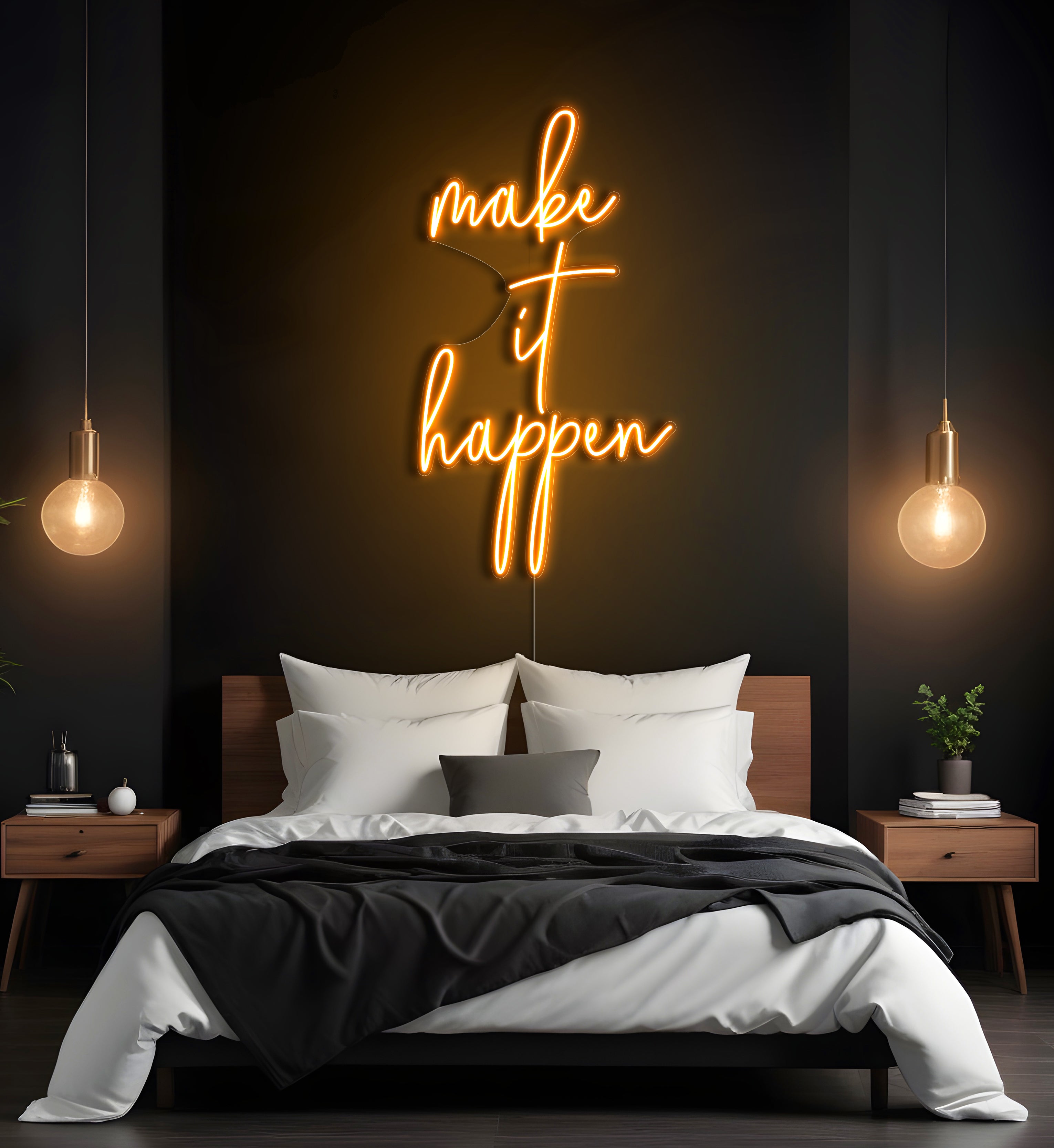 Make It Happen LED Neon Sign