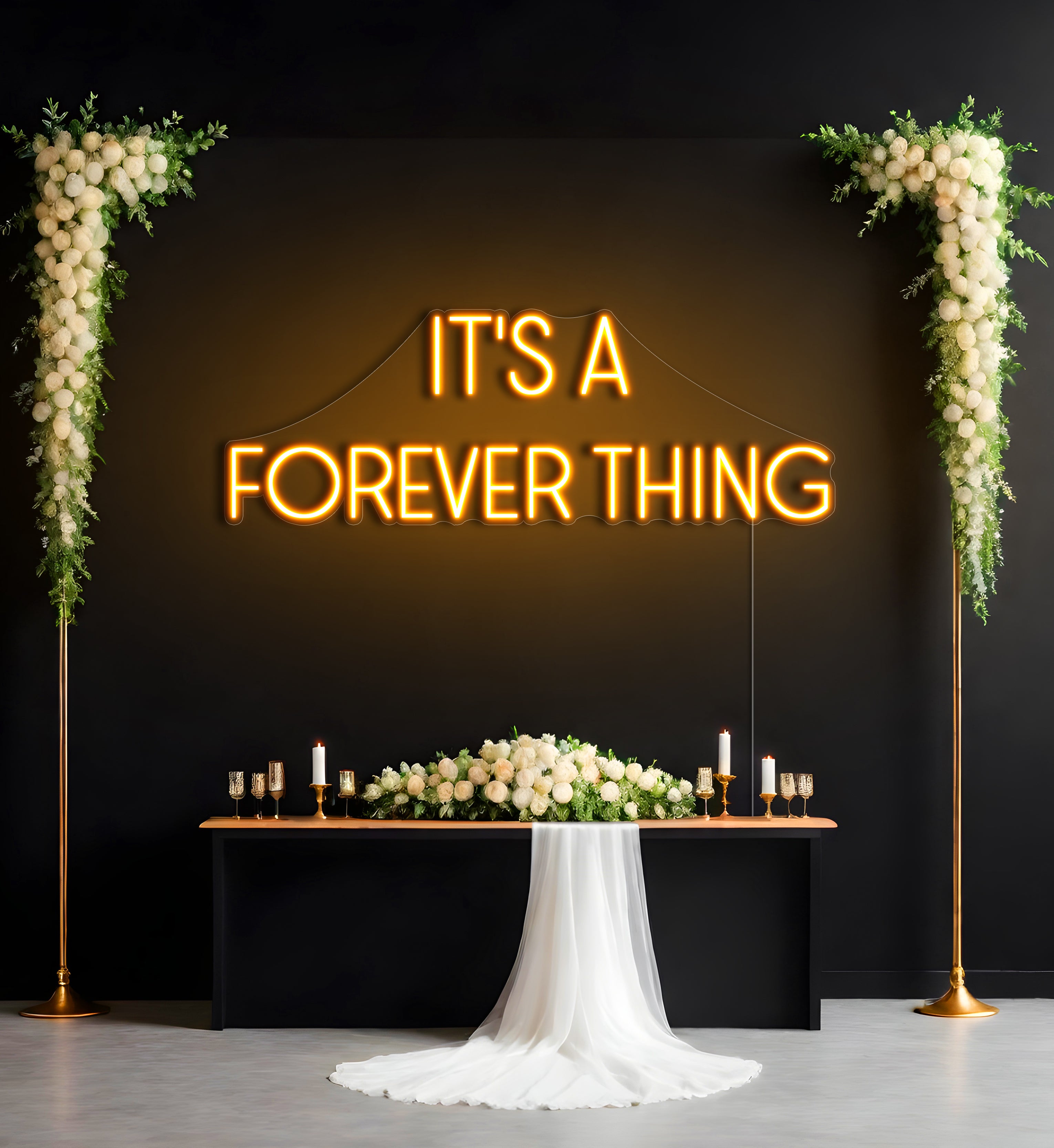 It's A Forever Thing LED Neon Sign
