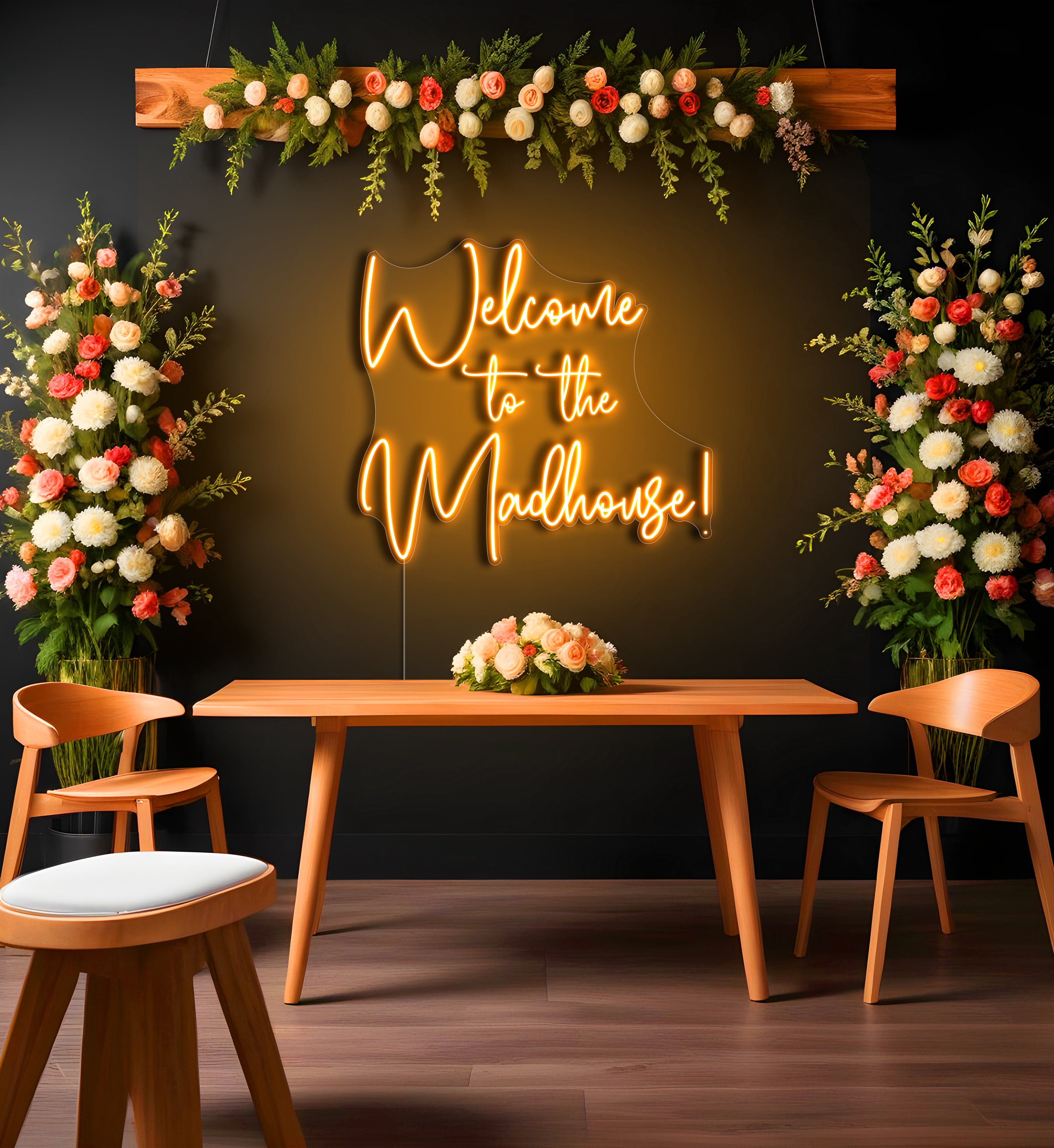 Welcome To The Madhouse! LED Neon Sign