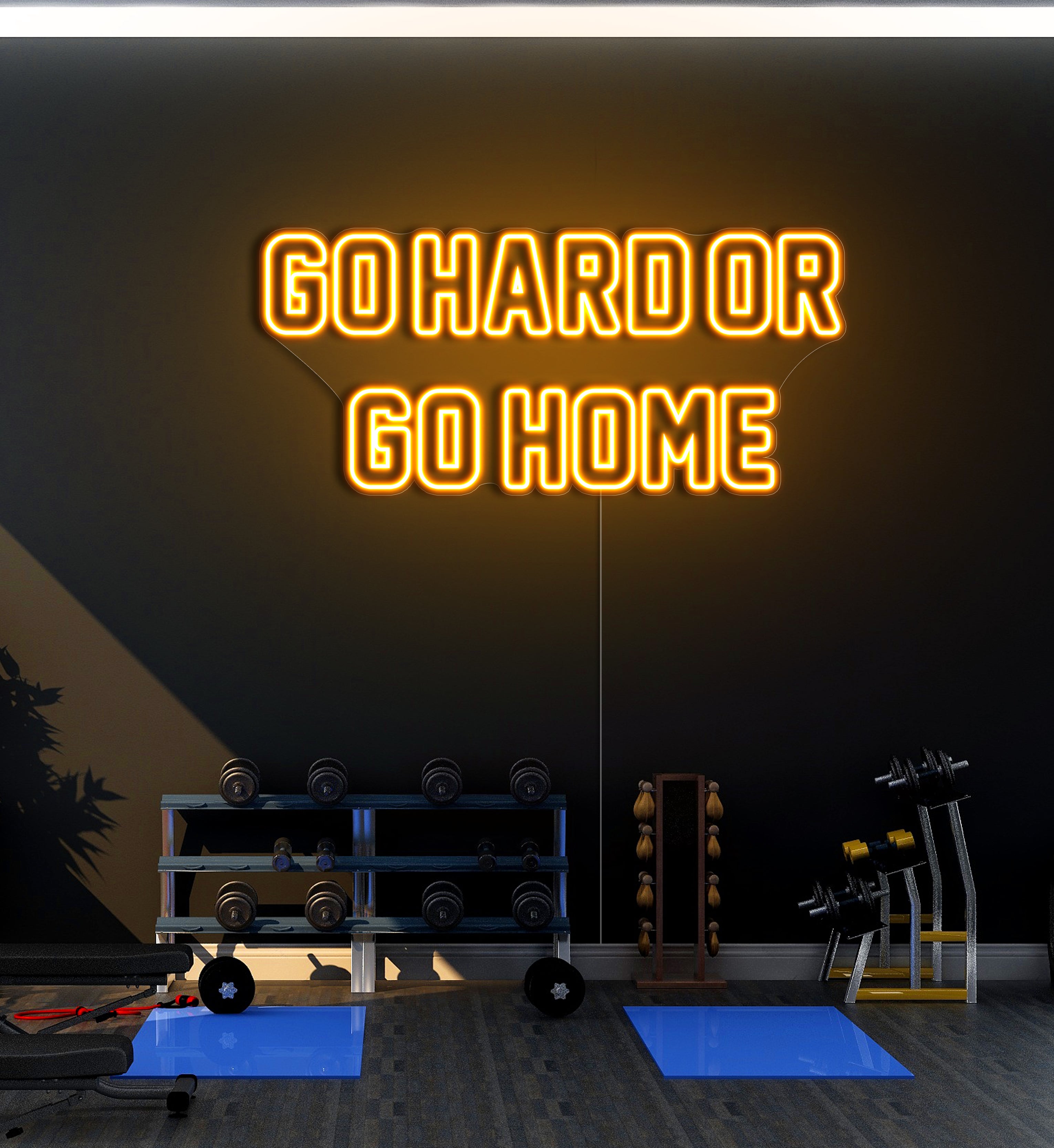 Go Hard Or Go Home LED Neon Sign