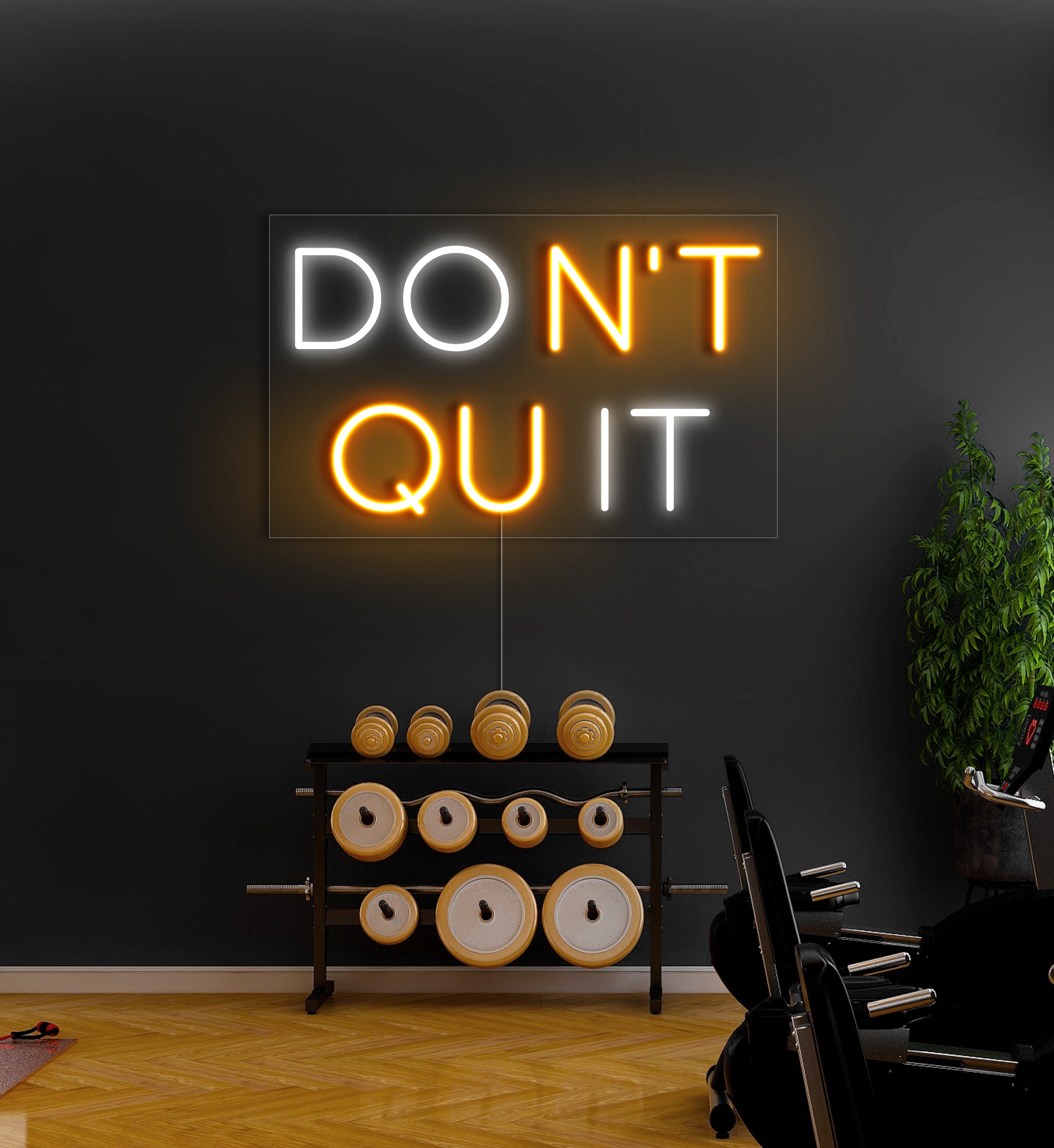 Don't Quit LED Neon Sign