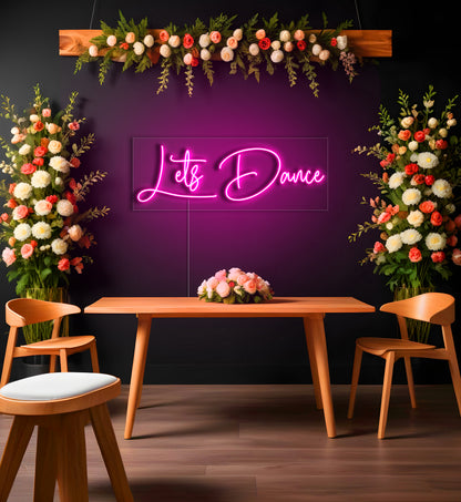 Let's Dance LED Neon Sign