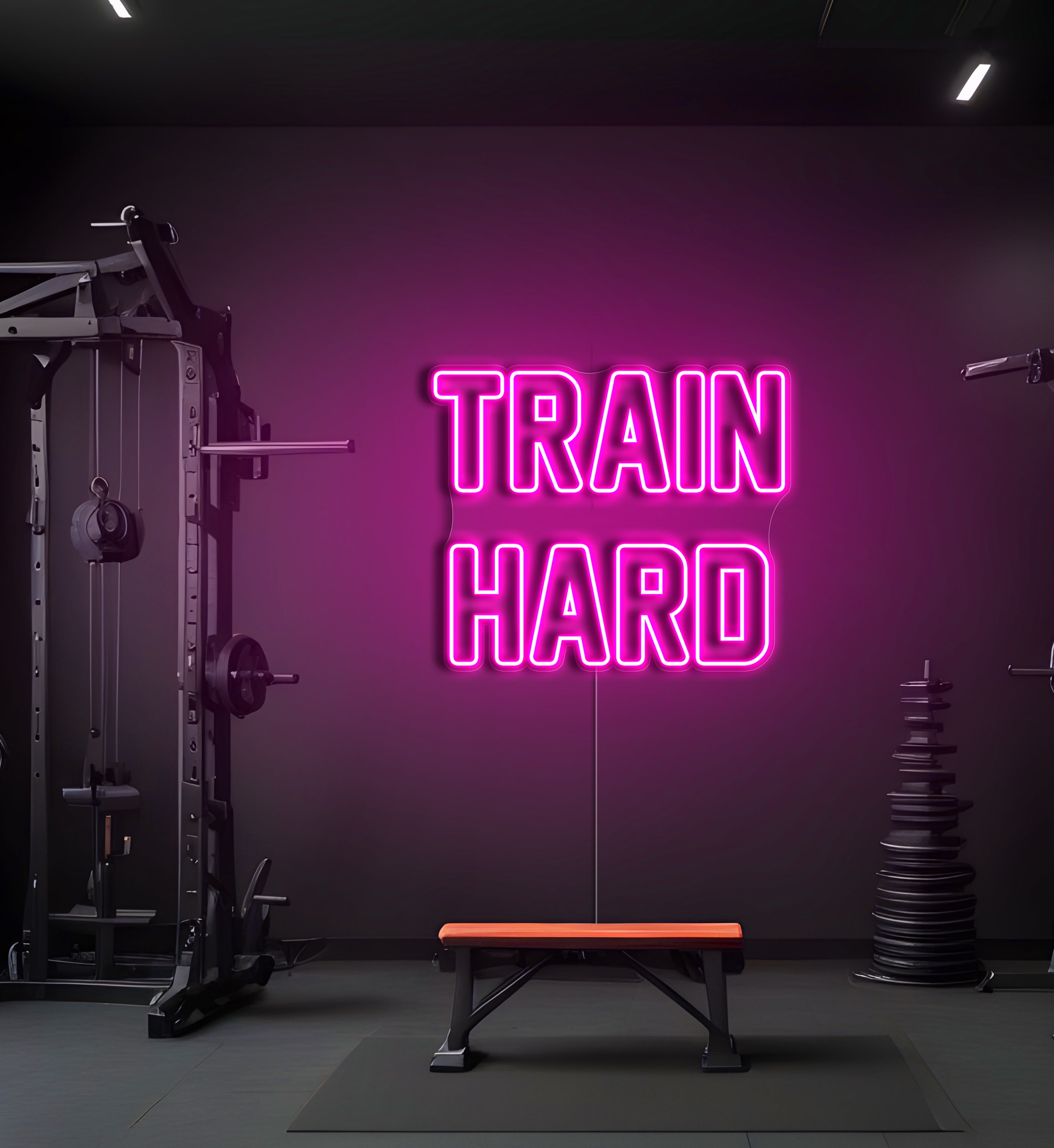 Train Hard LED Neon Sign