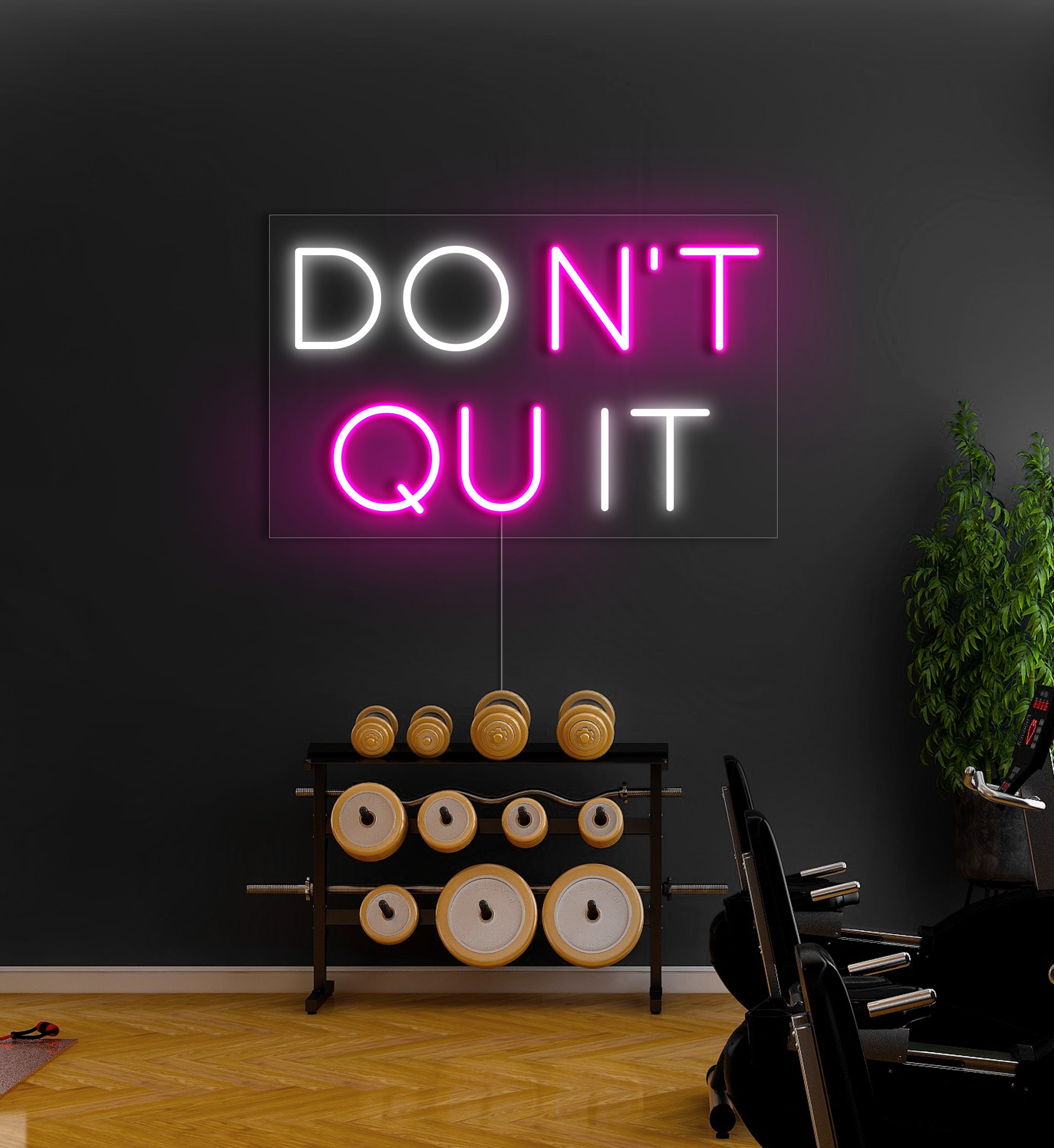 Don't Quit LED Neon Sign