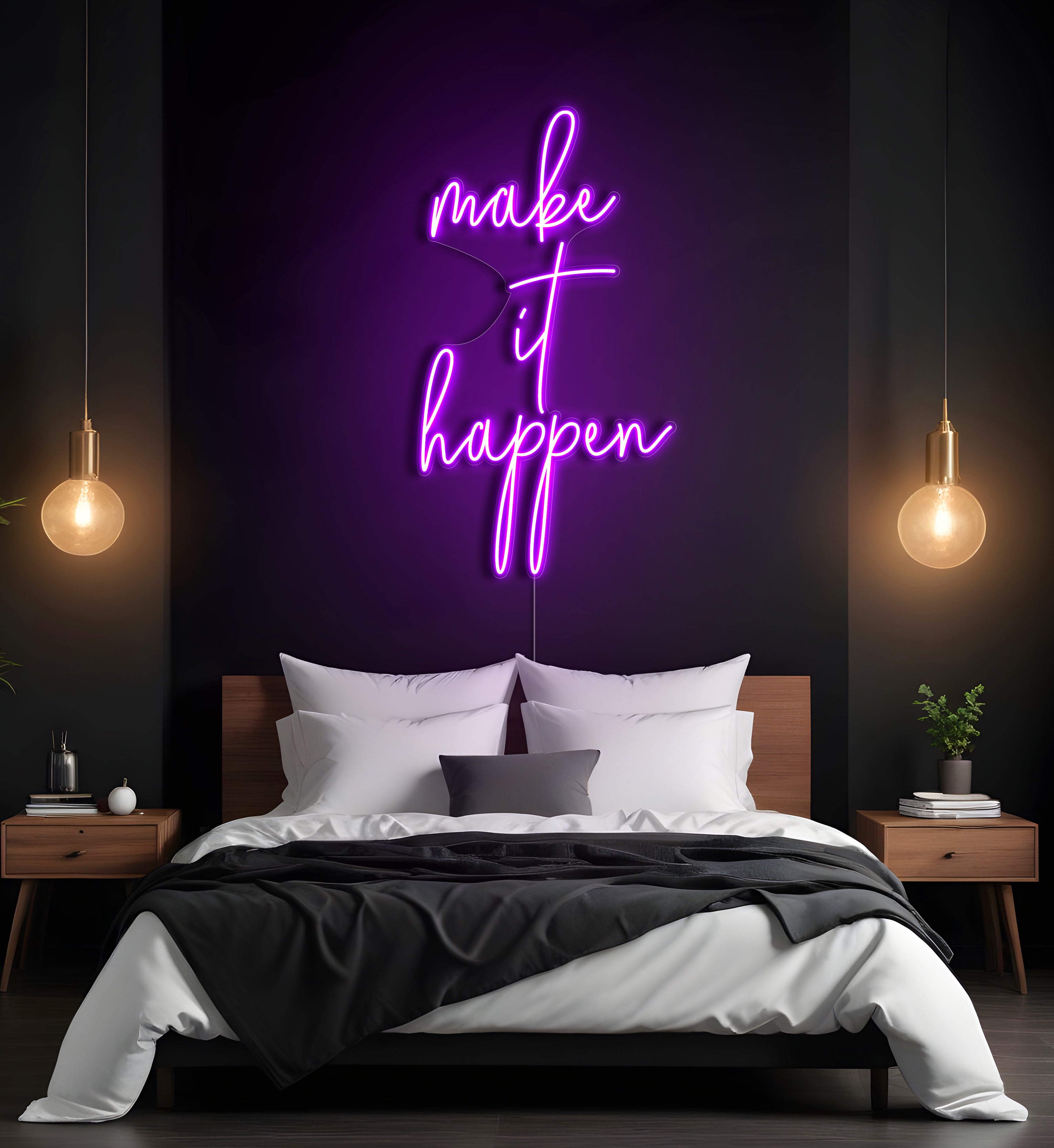Make It Happen LED Neon Sign