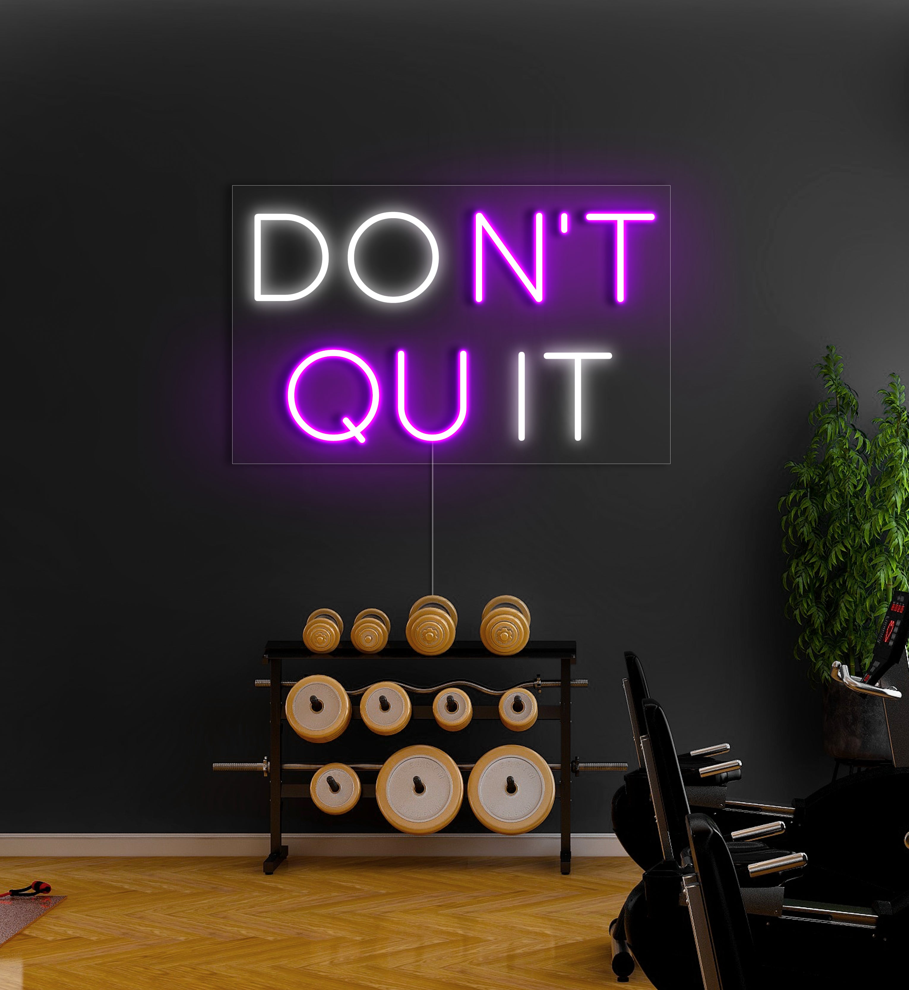 Don't Quit LED Neon Sign