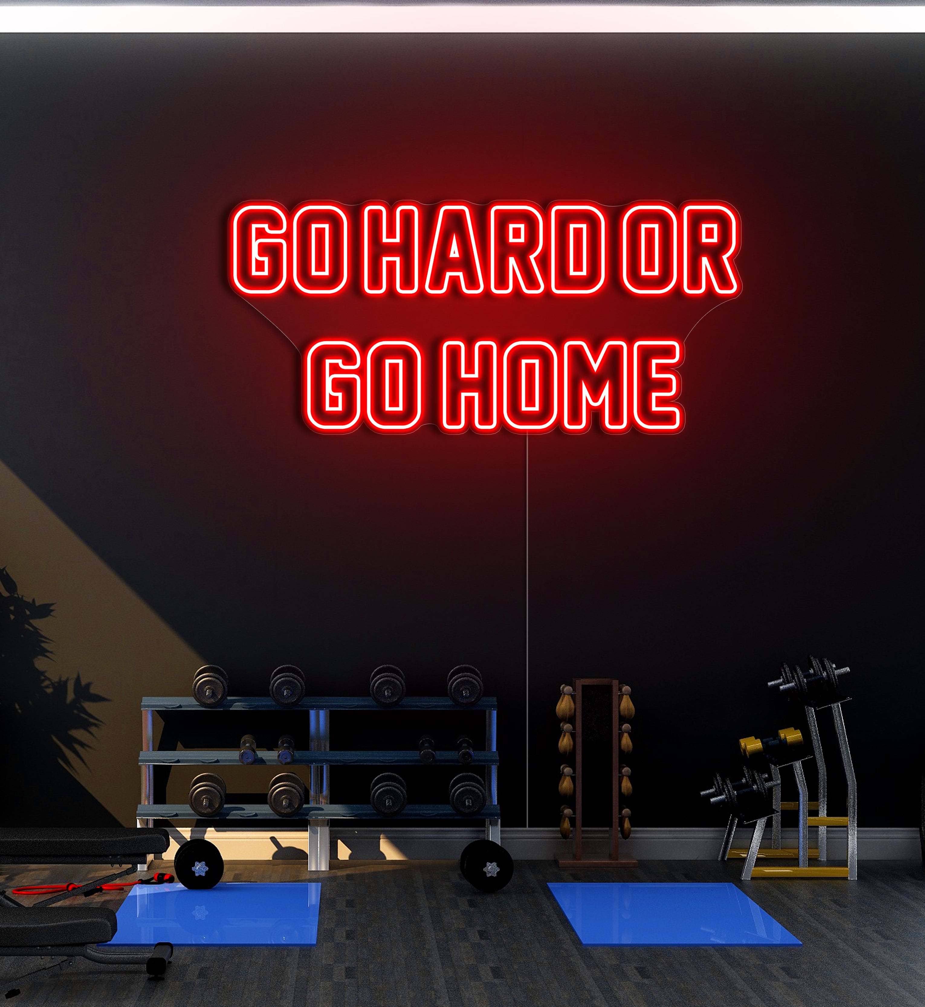 Go Hard Or Go Home LED Neon Sign
