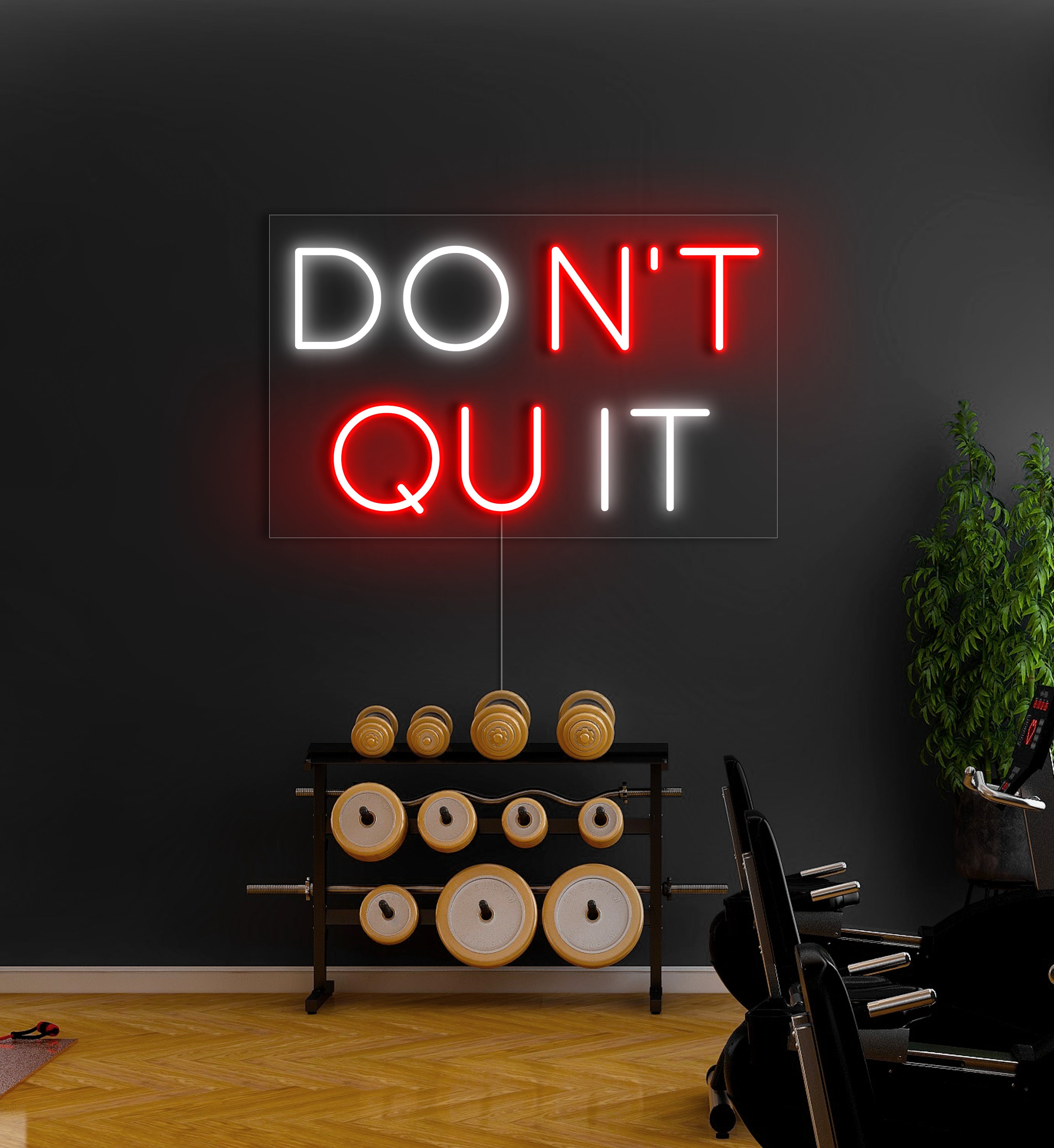 Don't Quit LED Neon Sign