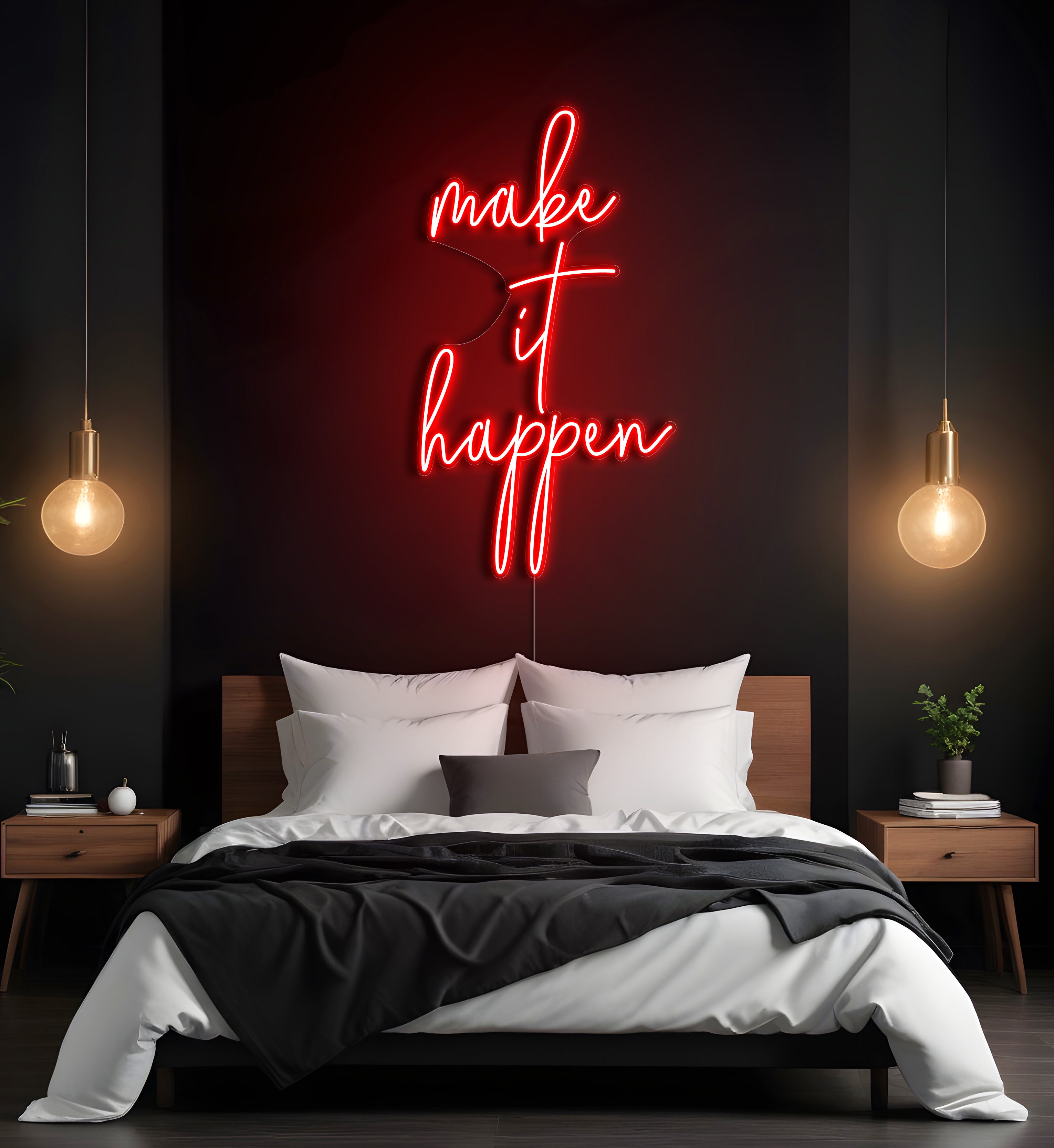 Make It Happen LED Neon Sign
