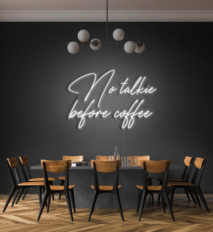 No Talkie Before Coffee