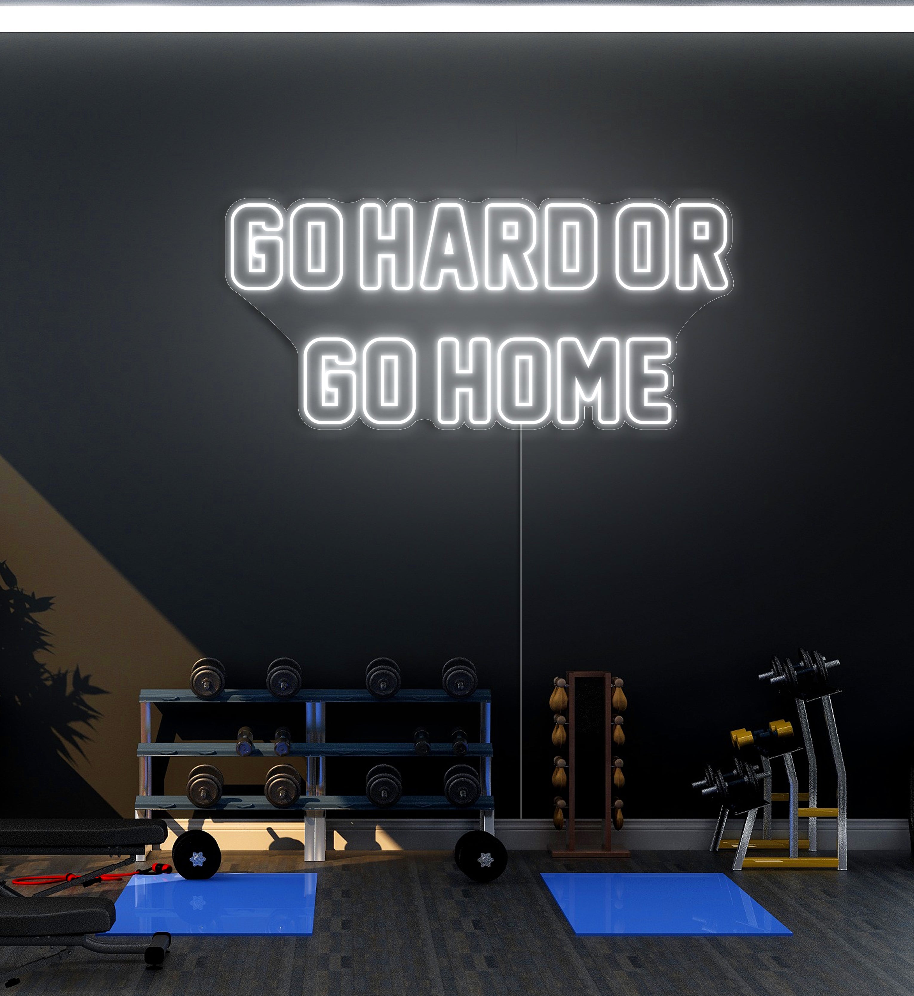 Go Hard Or Go Home LED Neon Sign
