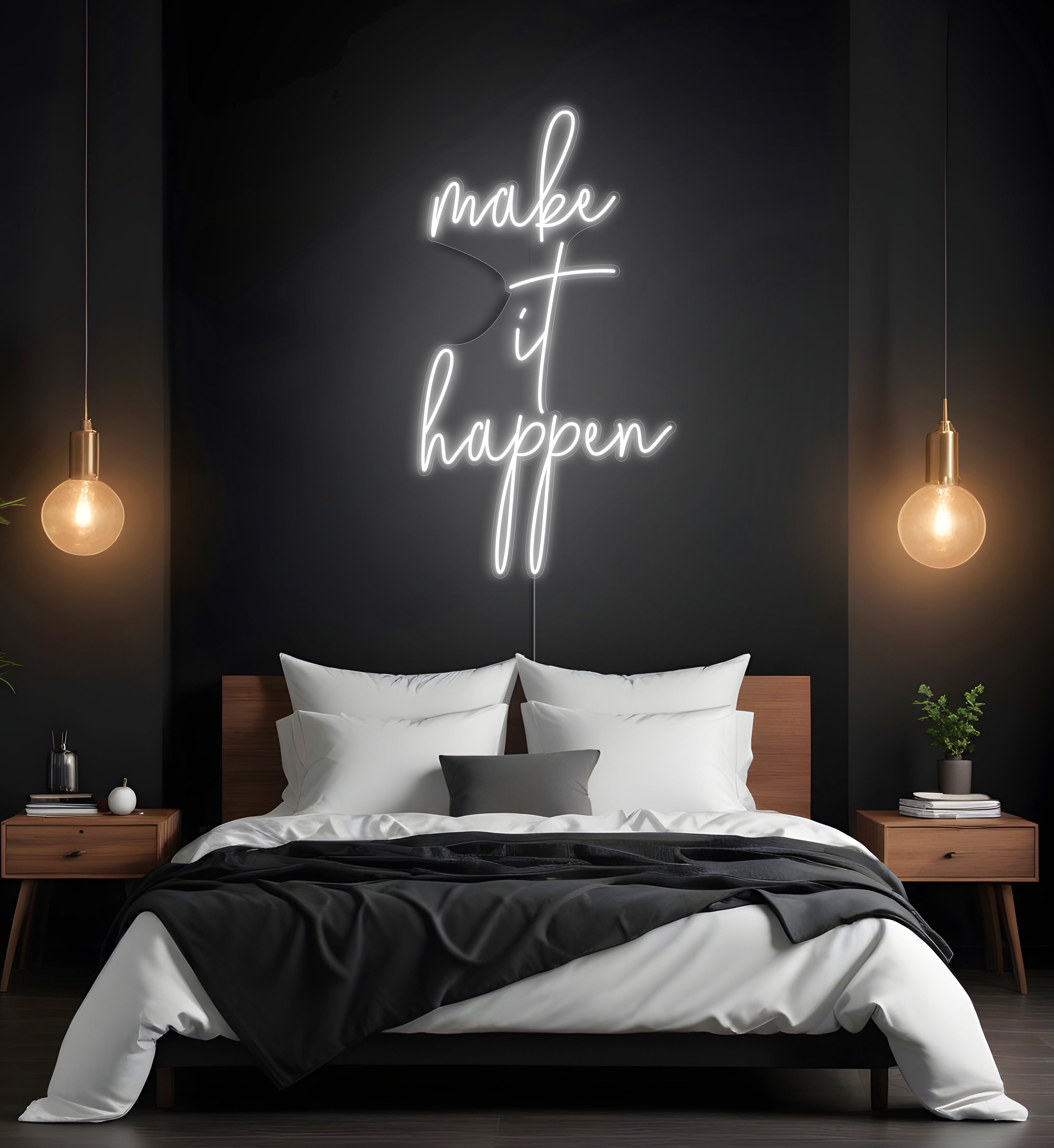 Make It Happen LED Neon Sign