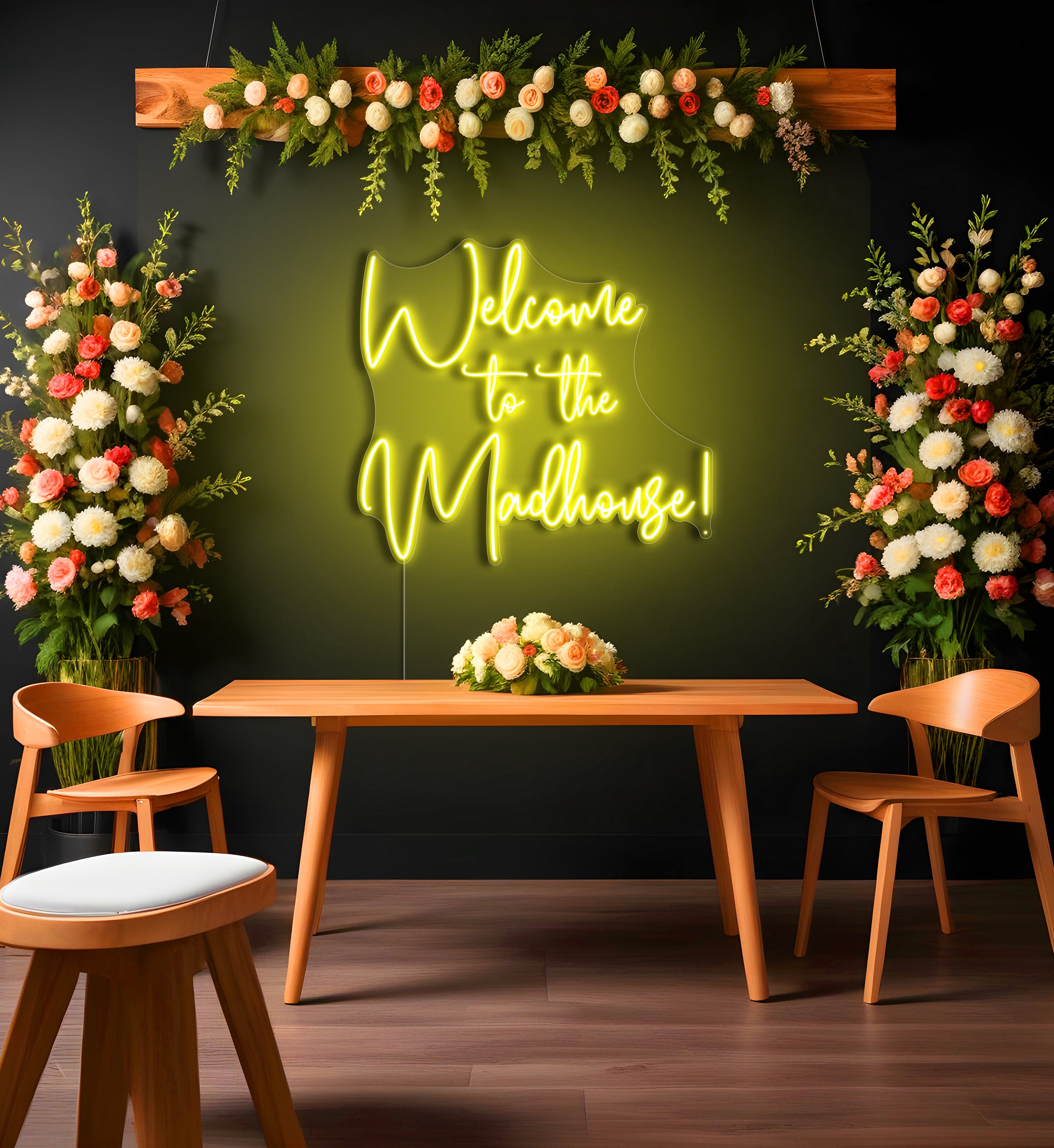 Welcome To The Madhouse! LED Neon Sign
