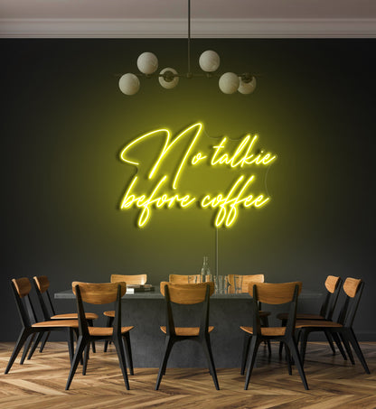 No Talkie Before Coffee
