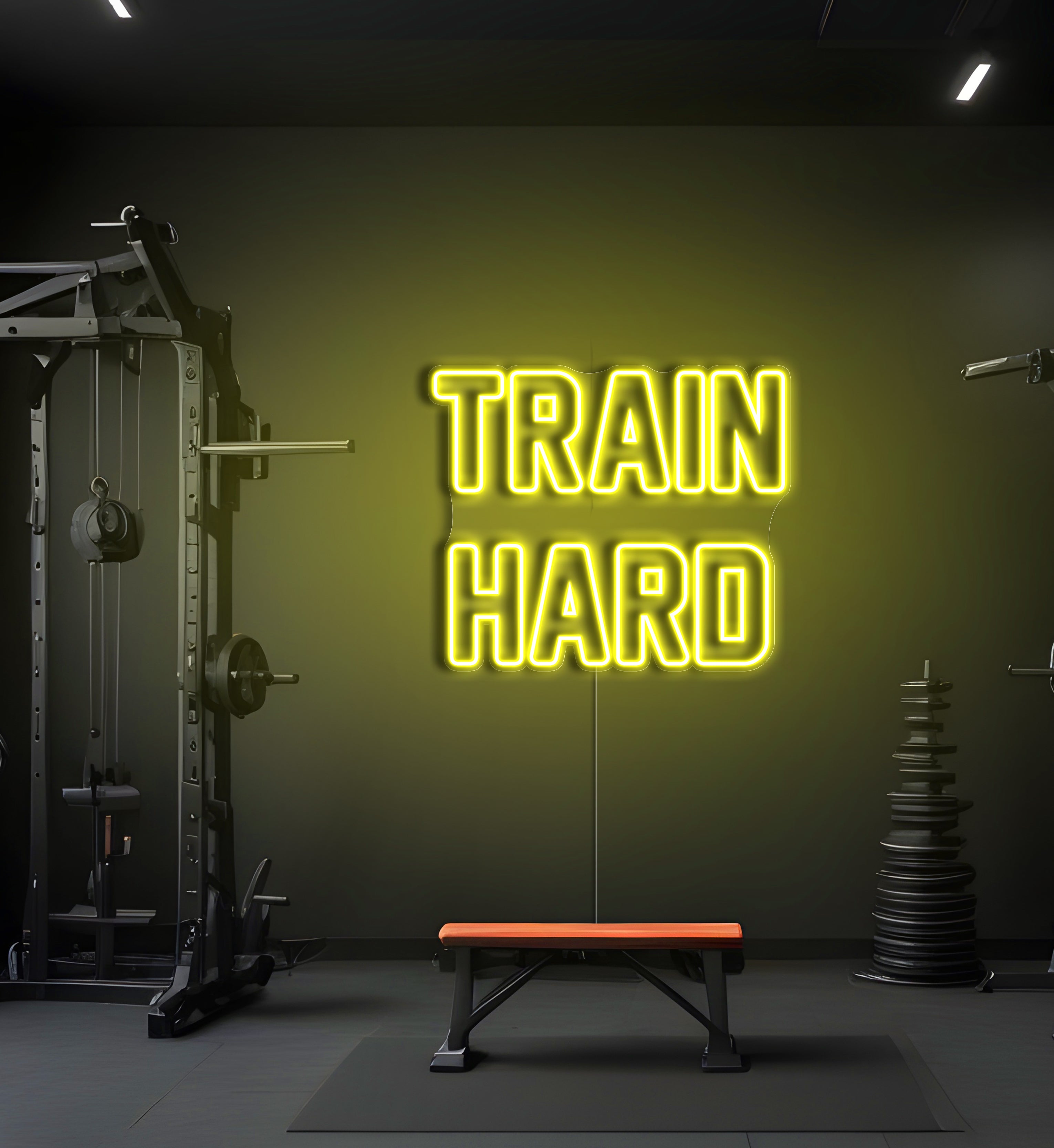 Train Hard LED Neon Sign