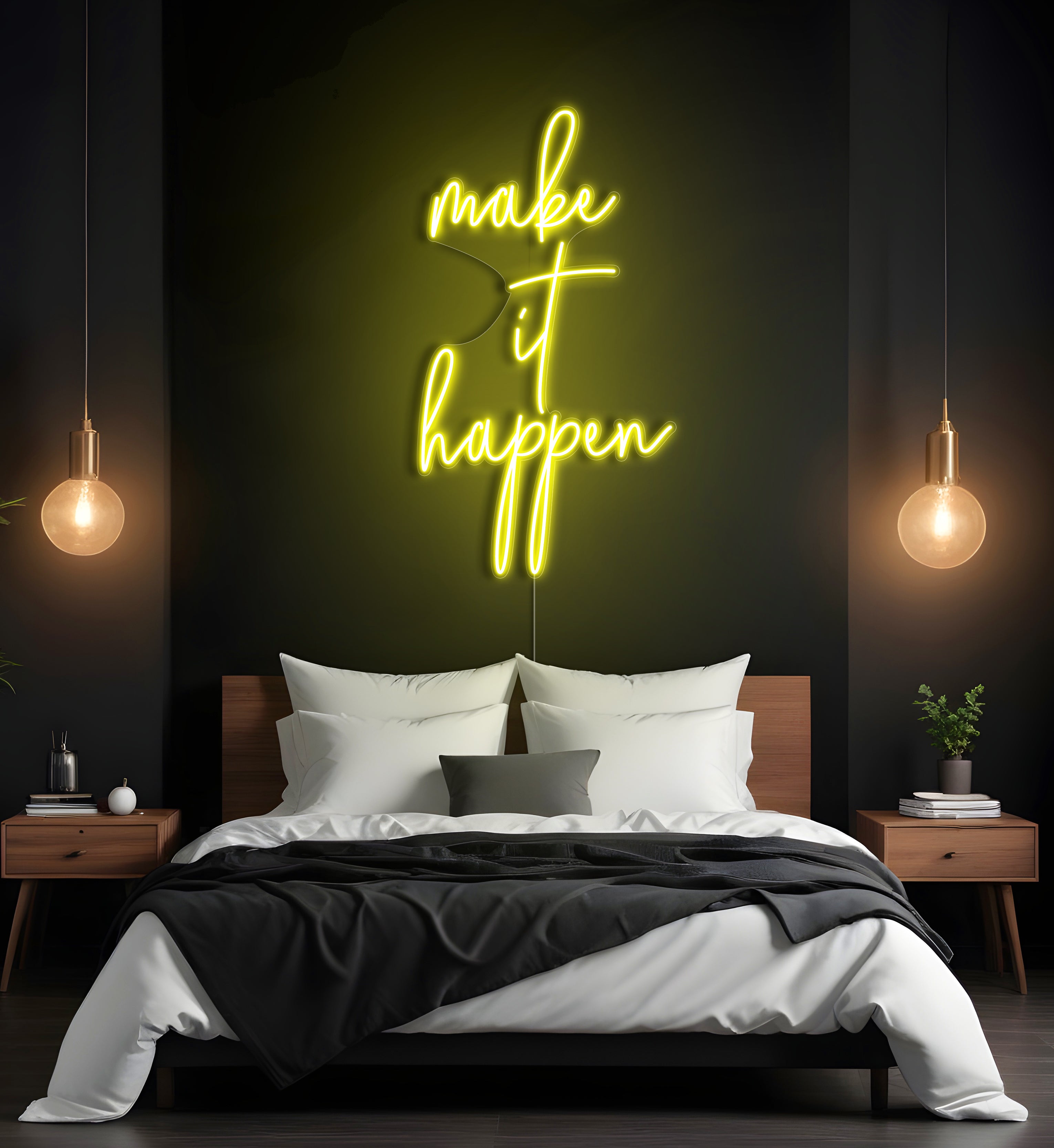 Make It Happen LED Neon Sign