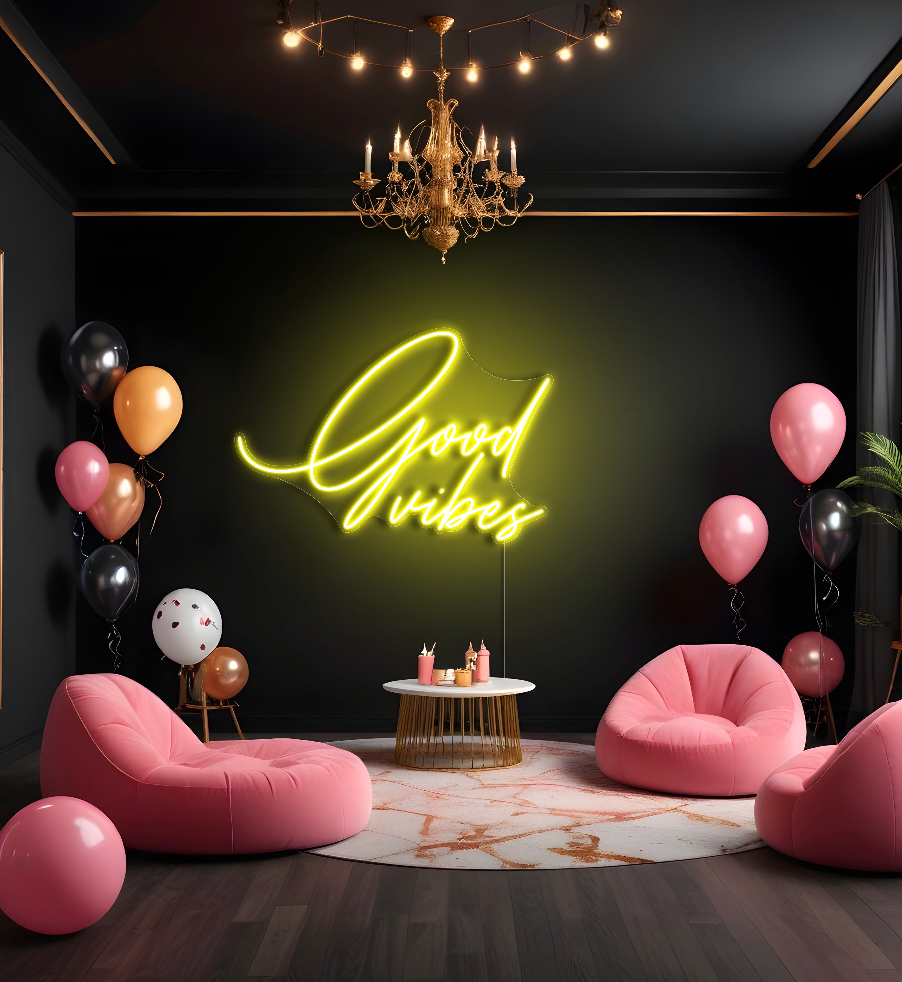 Good Vibes LED Neon Sign