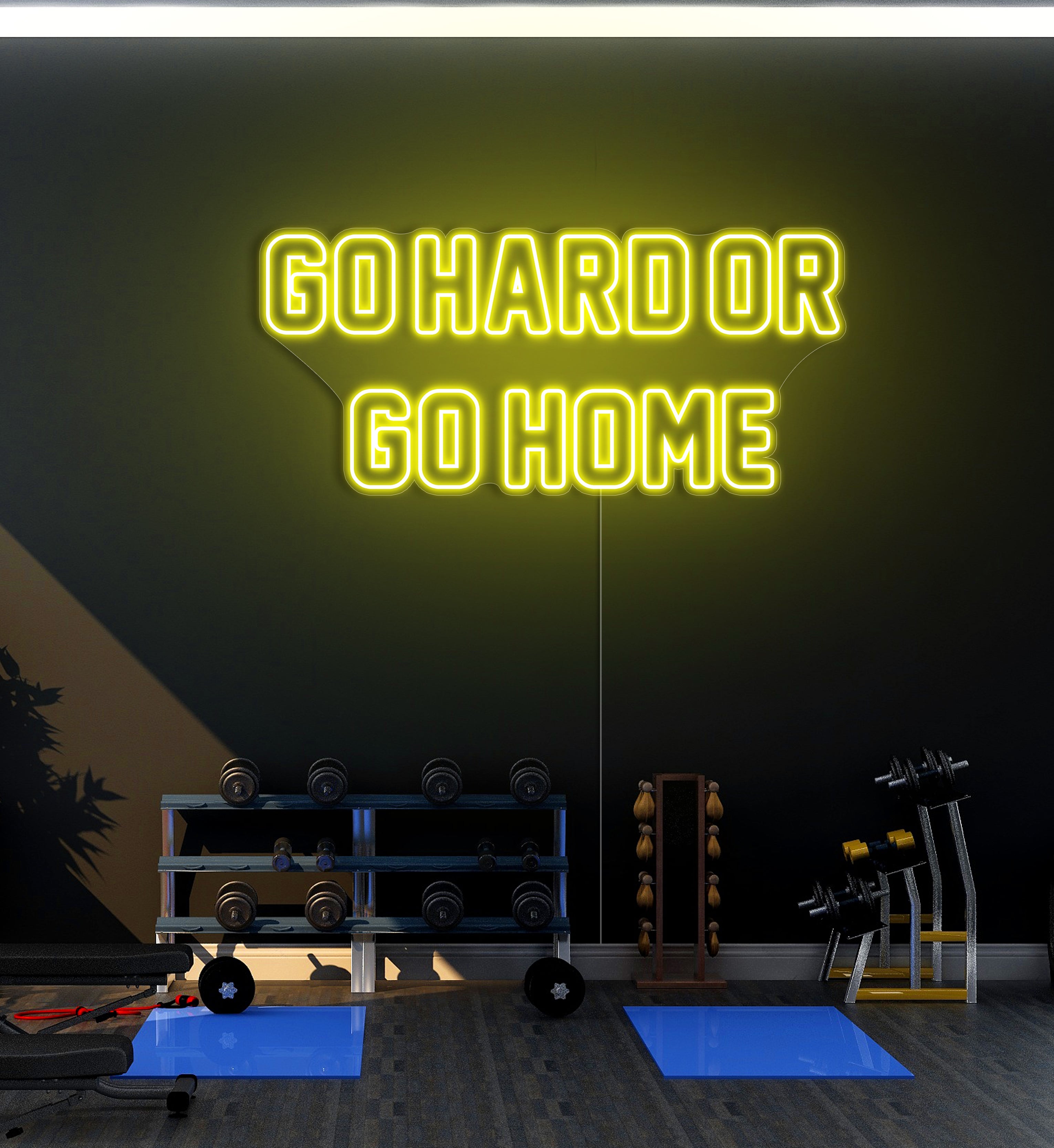Go Hard Or Go Home LED Neon Sign